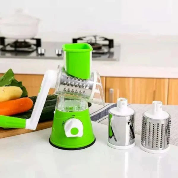 3 In 1 Vegetable Cutter Machine For Potato Onion Carrot – Drum Cutter